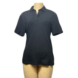 Michael Kors Black Polo Shirt Sleek Knit Design